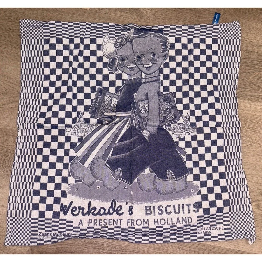 Zaans Museum Holland tea towel GUC 65 x 65 cm‎